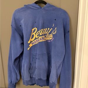Benson Boone Merch: Blue Benny's Moonbeam Hoodie